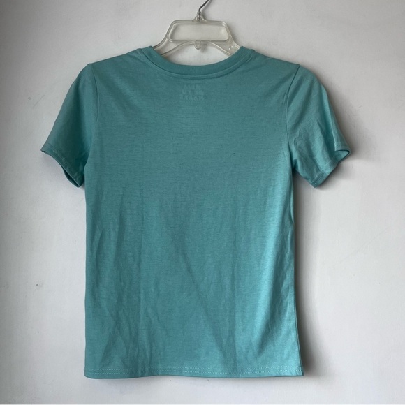 Hija De Tu Madre Teal "Se Habla Spanglish" Crew Neck Tshirt Girls M - Picture 3 of 3